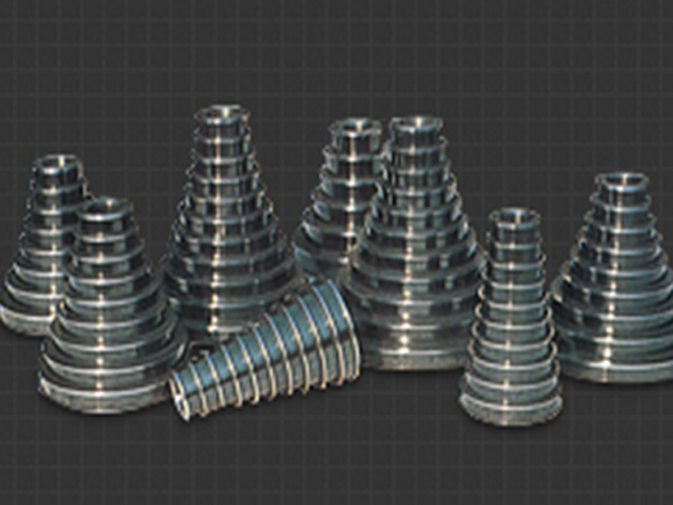 Tungsten carbide spray tower wheel